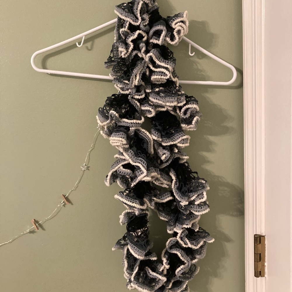Handmade crochet scarf